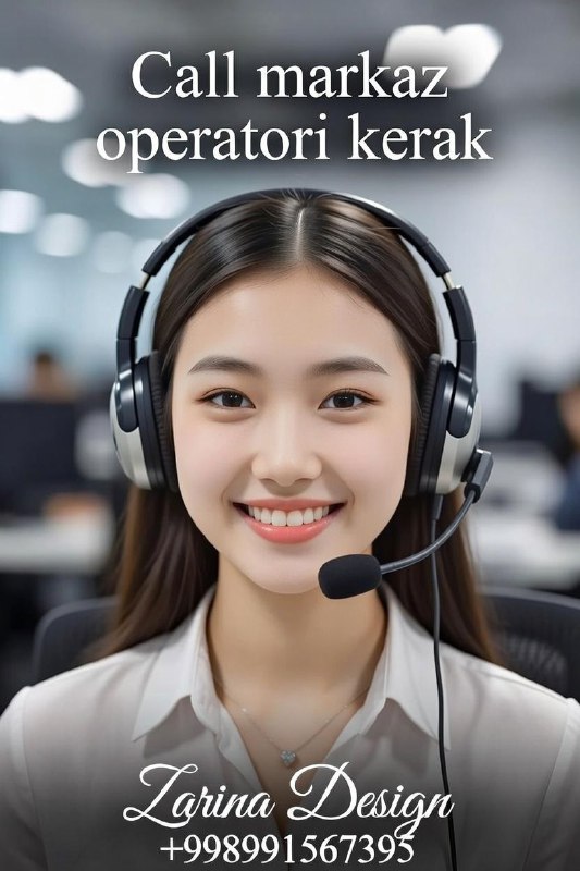 ❇️    Call markazga operator kerak